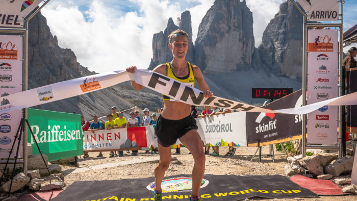 Sarah Tunstall World Cup Drei Zinnen