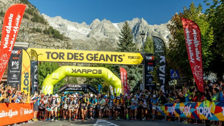 The start of the 2023 Tor des Geants